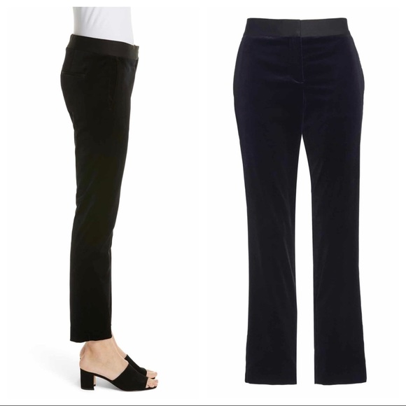 Theory Stretch Cotton Velvet Trousers - Picture 2 of 3